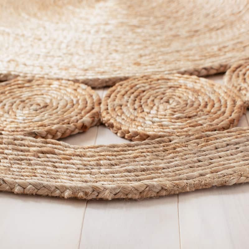 SAFAVIEH Handmade Natural Fiber Estebana Casual Jute Rug - Natural - 5' Round