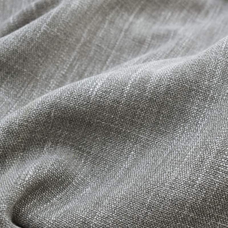 Parsons Dining Chairs with Linen Upholstery and Solid Wood Legs