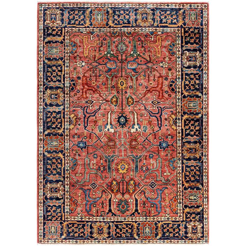 Serapi One-of-a-Kind Hand-Knotted Area Rug - Pink - 4' 2" x 5' 10"
