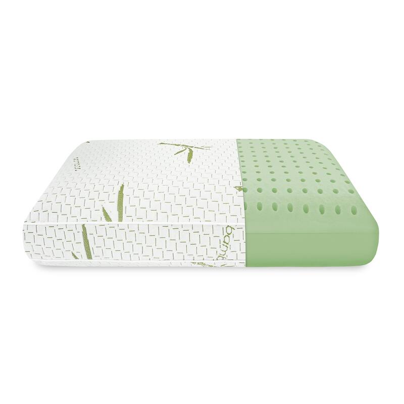Bodipedic Green Tea Infused Memory Foam Bed Pillow