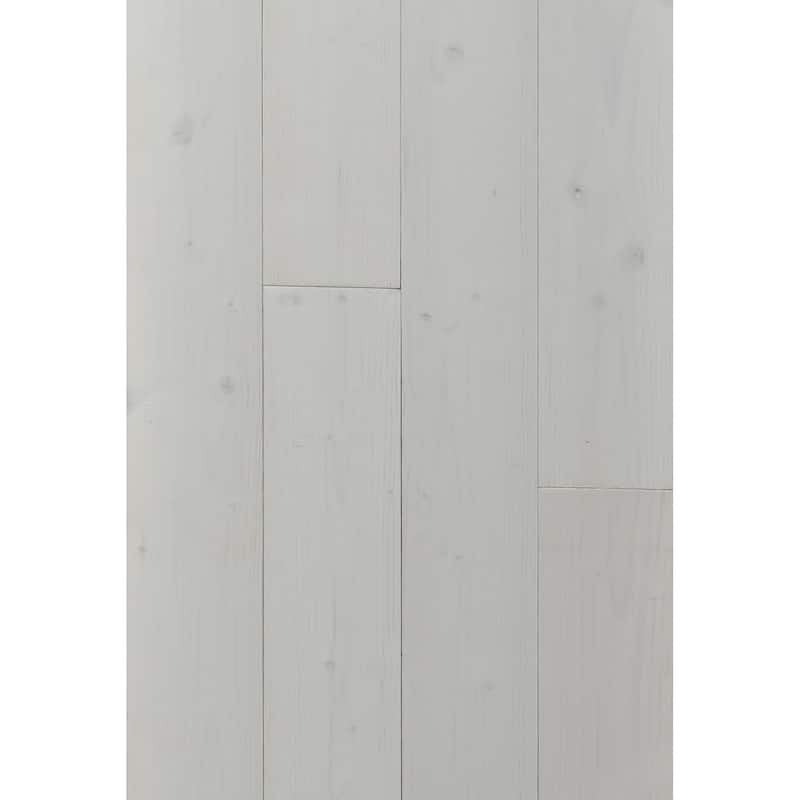 Peel and Stick Solid Wood Wall Paneling, Assorted Length, 5-inch Width, 19 sq ft
