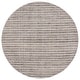 preview thumbnail 26 of 28, SAFAVIEH Handmade Mirage Ajete Modern Stripe Wool Rug 6' Round - Ivory/Dark Grey - Round