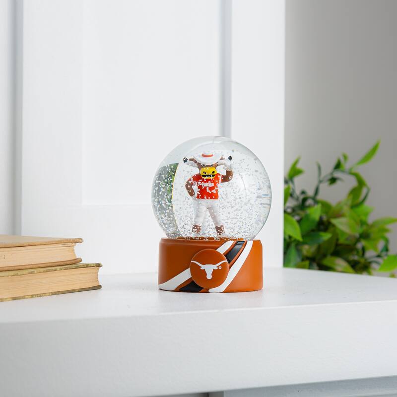 University of Texas 5 in. Glass Tabletop Snow Globe