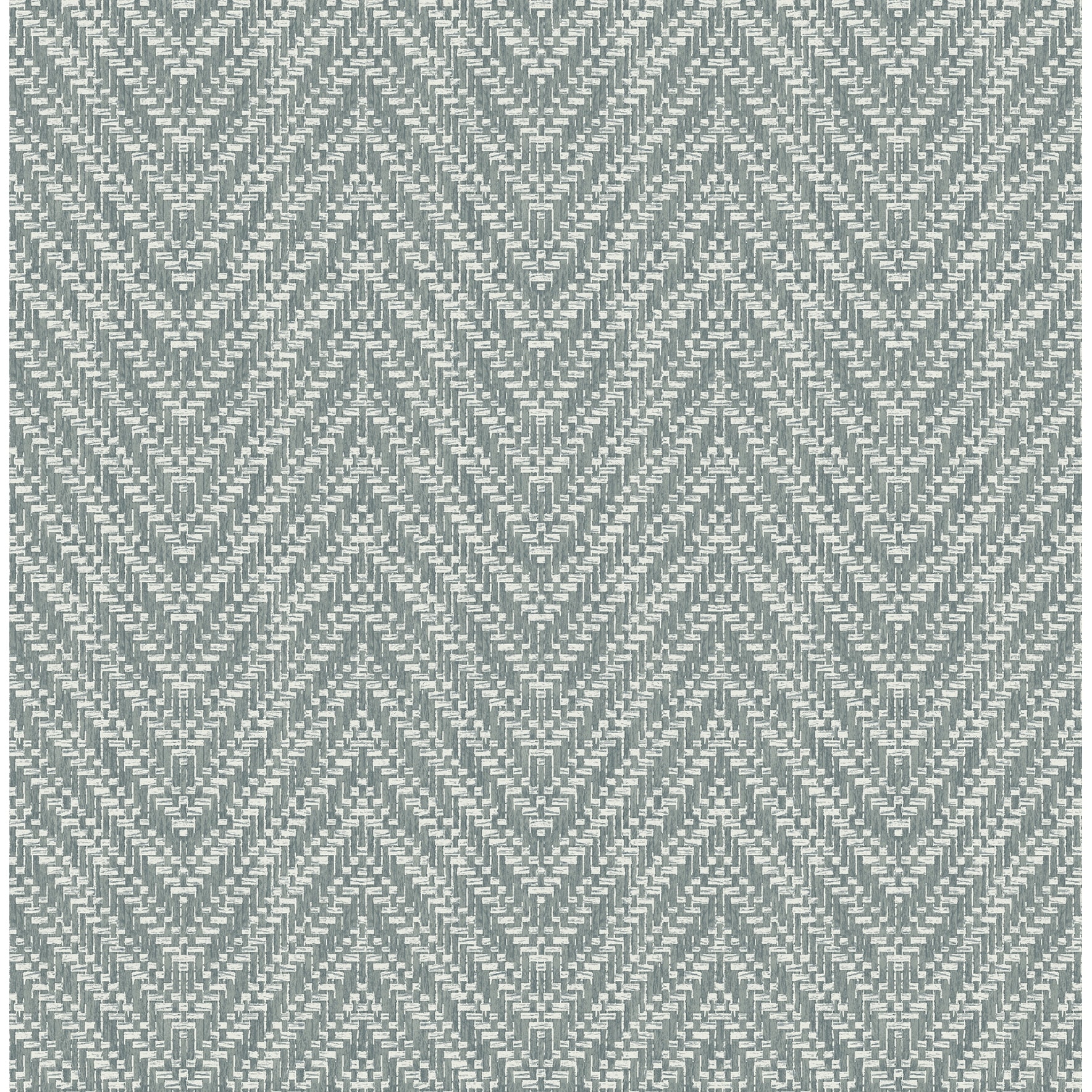 A-Street Prints Glynn Denim Chevron Wallpaper