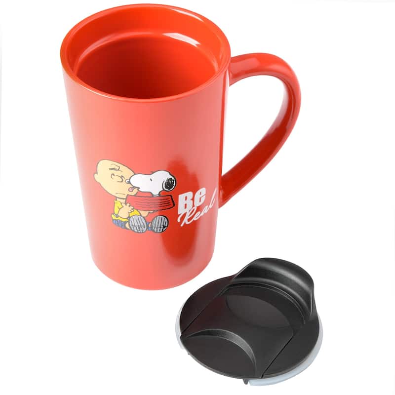 Peanuts 4 Pack 18OZ Travel Cup w/ Lid