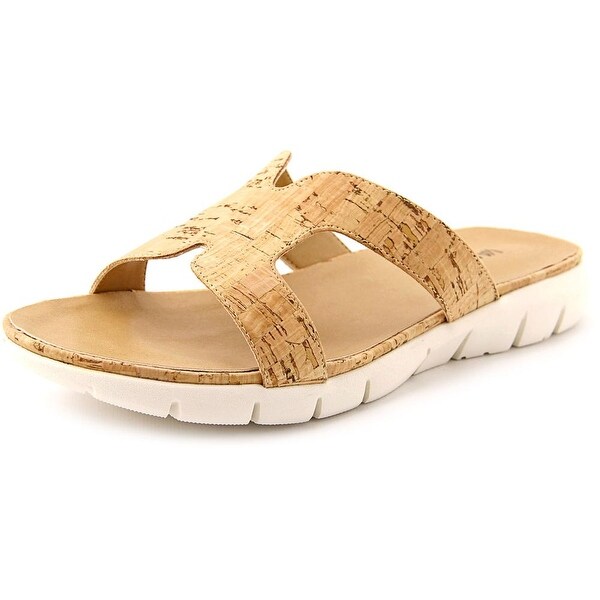 Vaneli Keary Open Toe Canvas Slides Sandal
