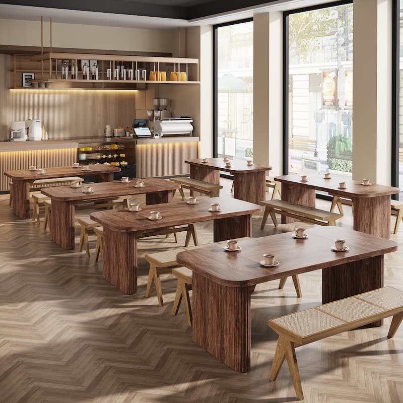 Wood Dining Table, Modern Kitchen Table, Dining Room Accent Table