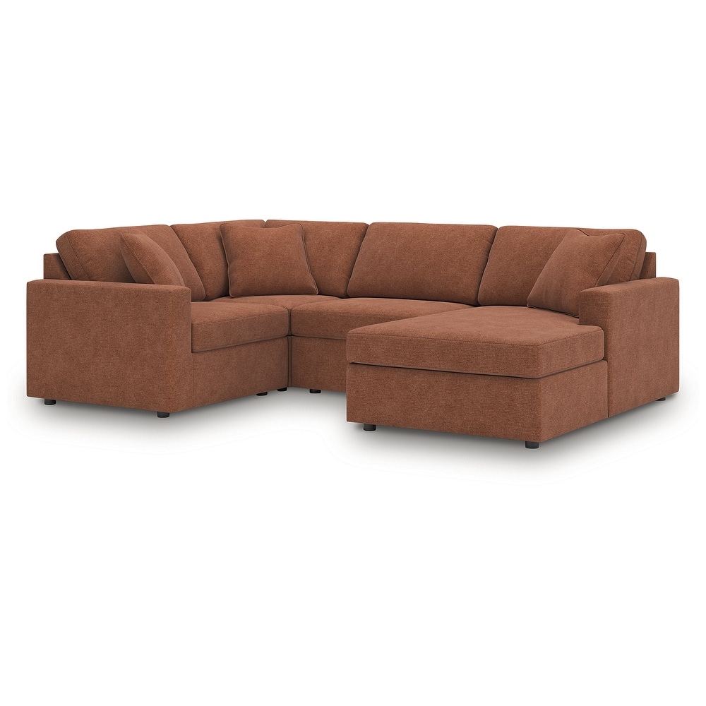 Signature Design by Ashley Modmax 4-Piece Sectional with Chaise - 108"W x 75"D x 36"H