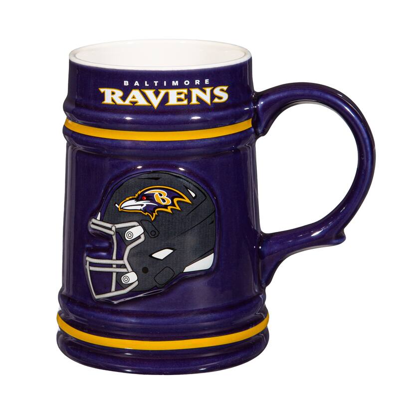 Baltimore Ravens 24 oz Ceramic Stein Mug