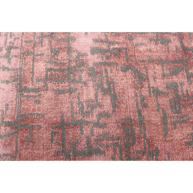 ECARPETGALLERY Hand-knotted Elysian Salmon Rug - 4'11 x 7'9