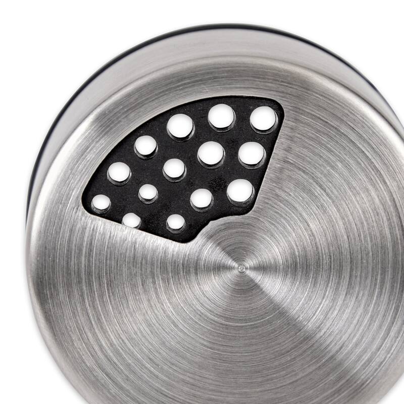 Spice Shaker 5-Ounce Glass and Stainless Steel