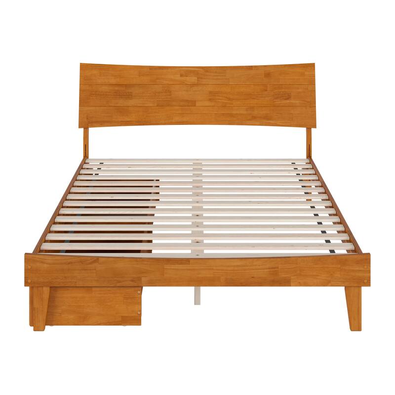 Phoenix Wood Platform Bed with Storage Drawers