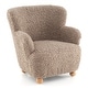 preview thumbnail 1 of 28, Costway Sherpa Kids Sofa with Solid Rubber Wood Legs for Boys & Girls - See Details Brown