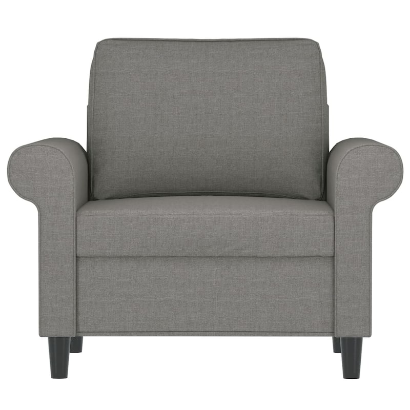vidaXL Sofa Chair Living Room Accent Upholstered Chair with Armrest Fabric