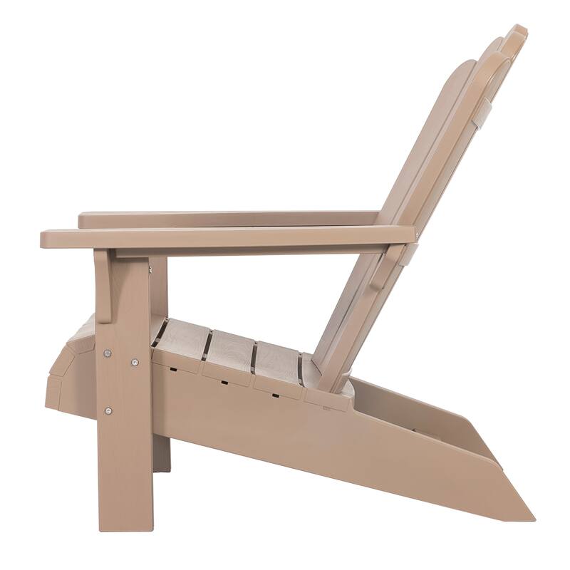 Adirondack Chair Weather-Resistant Patio Chairs with Widened Armrests