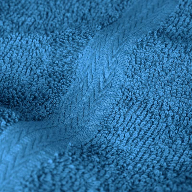 Superior Miami 100% Cotton 6-Piece Towel Set - Lightweight & Quick Drying