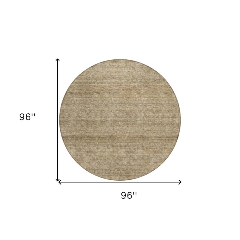 HomeRoots Geometric Transitional Rectangle Outdoor Rug
