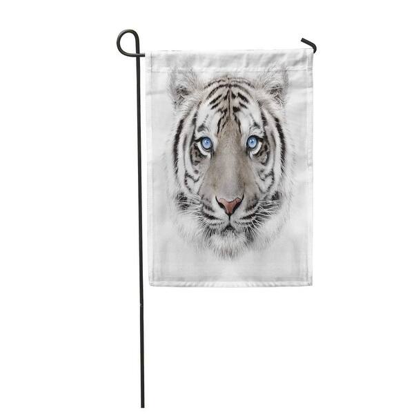 Shop Face Portrait Of Bengal Tiger Blue Eyes Big Garden Flag Decorative Flag House Banner 12x18 Inch On Sale Overstock 31409153