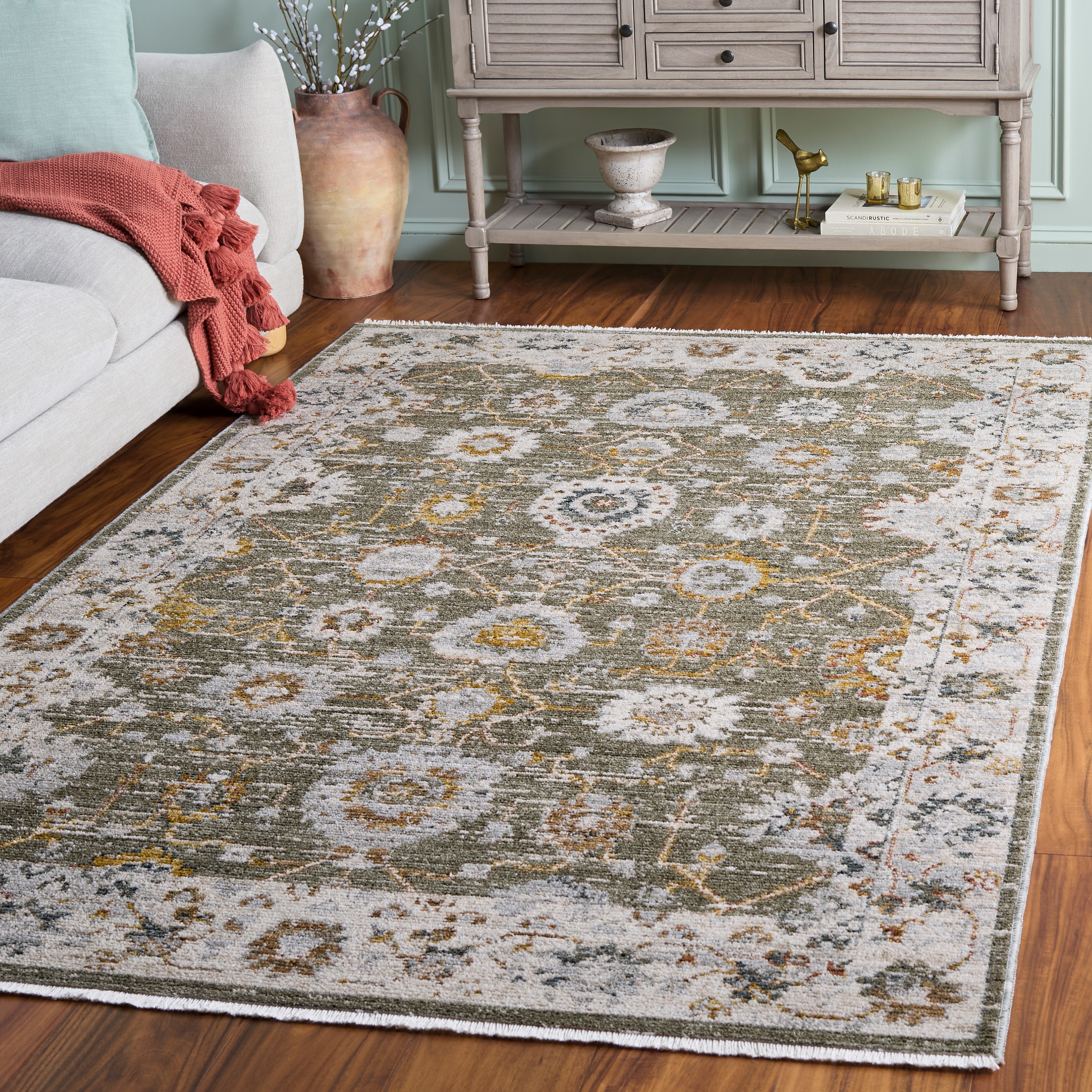 SAFAVIEH Vintage Rosewood Piroska Rug