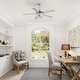 preview thumbnail 10 of 17, 52" Reversible 5-Blade Caged Ceiling Fan with Light and Remote