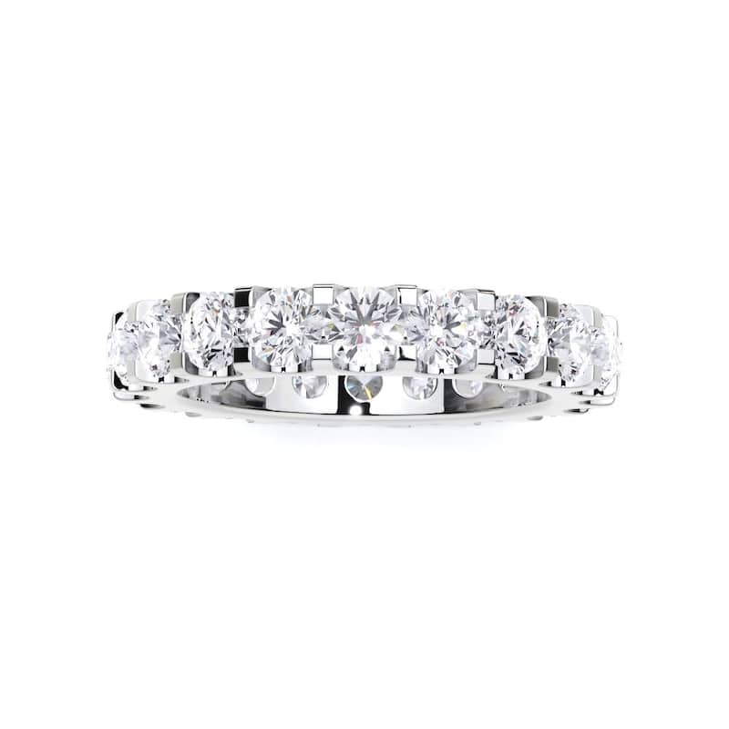 Vault Classics 3.00ct TW Natural Diamond Eternity Band (I VS2) - 9 - White