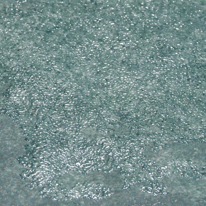 Merola Tile Mandala Sea Green 7-7/8" x 7-7/8" Ceramic Wall Tile