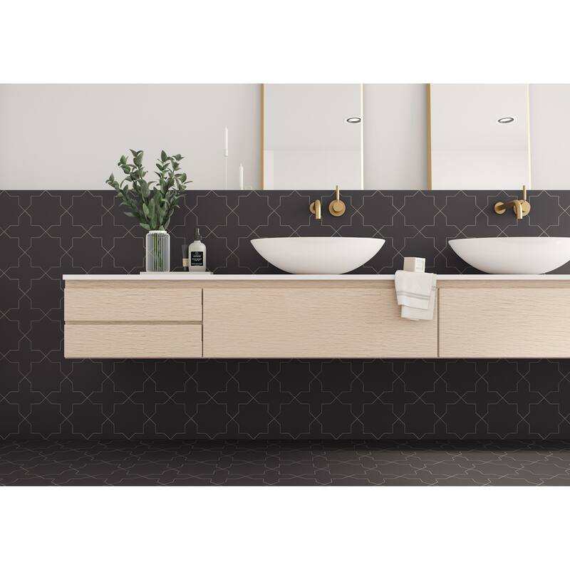 Emser Tile W14ECLIST0505M Eclissi - 5" x 5" Solid Floor and Wall Tile