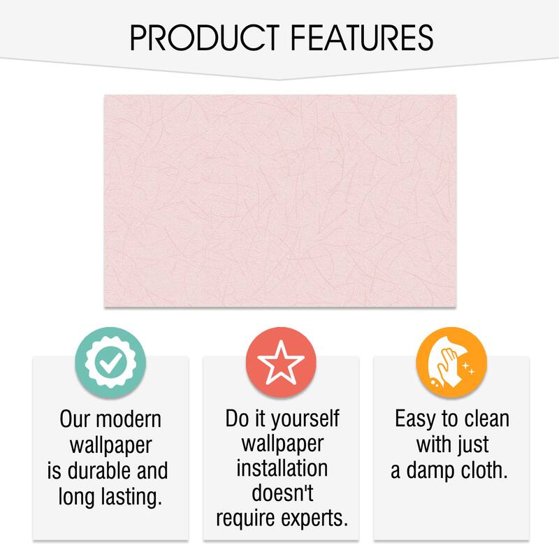 SUSSEXHOME Removable Wallpaper-Waterproof, Strippable, Light Resistance & Cleanable Wall Paper Roll-Wallpaper-Scratch