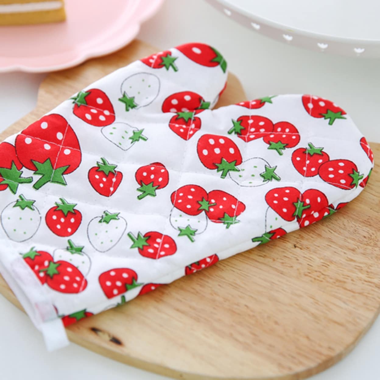 GROFRY 1Pc Pot Holders Machine Washable Thick Cotton Random Colors Soft  Cotton Lining Oven Gloves for Home 