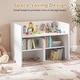 preview thumbnail 7 of 18, Costway 3 PCS Kids Table and Chair Set, Space-saving Toddler Table and