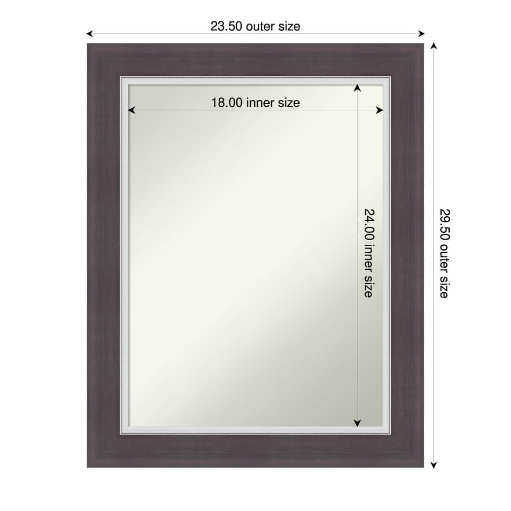 Ellie Non-Beveled Framed Bathroom Vanity Wall Mirror