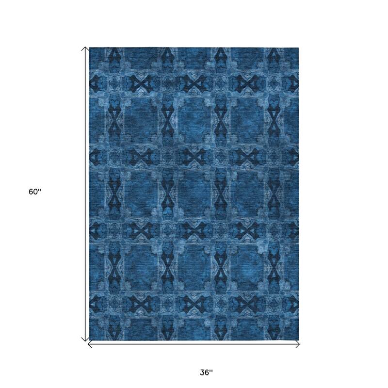 Almix Lush Floral Weather Resistant Versatile Elegance Outdoor Rug
