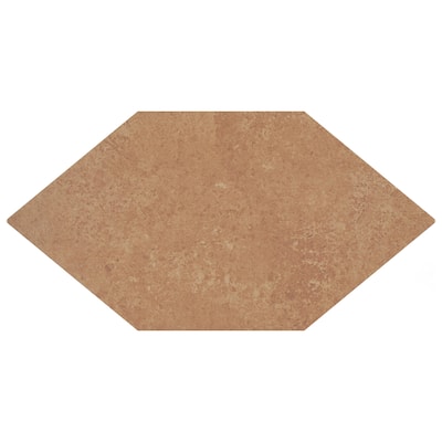 Merola Tile Volterra Kayak Rosso 6-1/2" x 12-1/2" Porcelain Floor and Wall Tile
