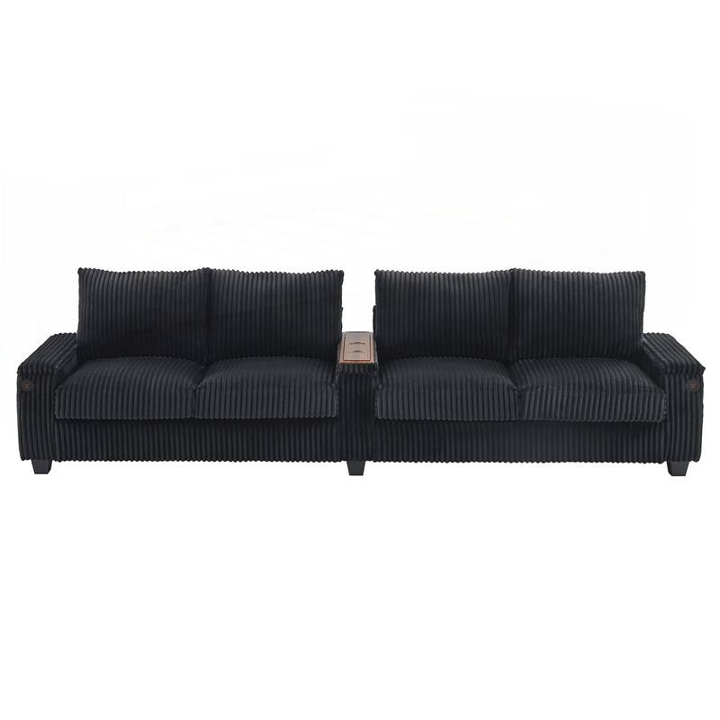 133inch 4-seater Corduroy Sofa Couch