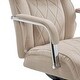 preview thumbnail 53 of 65, La-Z-Boy Sutherland Quilted Leather Executive Office Chair - High Back with Lumbar Support