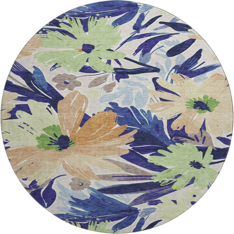 Premium Washable Super Soft Casual Floral Mayfield Rug