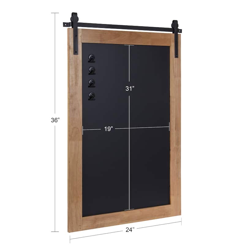 Kate and Laurel Samuels Wood Framed Wall Chalkboard - 24x36