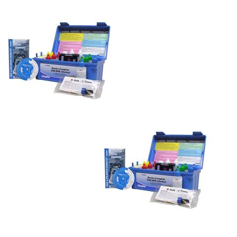Taylor 2000 Service Complete Swimming Pool FAS-DPD Chlorine Test Kit (2 Pack)