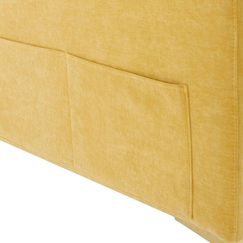 L-Shape Convertible Sectional Sofa Couch, Living Room Sectional with Movable Ottoman for Living Room, Apartment, Office