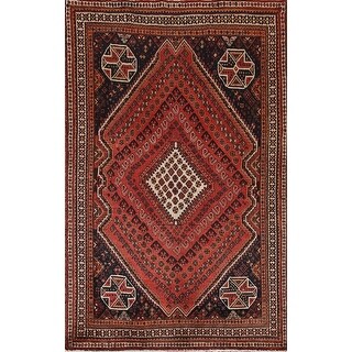 Qashqai Persian Vintage Area Rug Bedroom Hand-knotted Wool