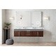 preview thumbnail 4 of 13, James Martin Vanities Mercer Island 72" Double Vanity, Coffee Oak with Brushed Nickel Hardware
