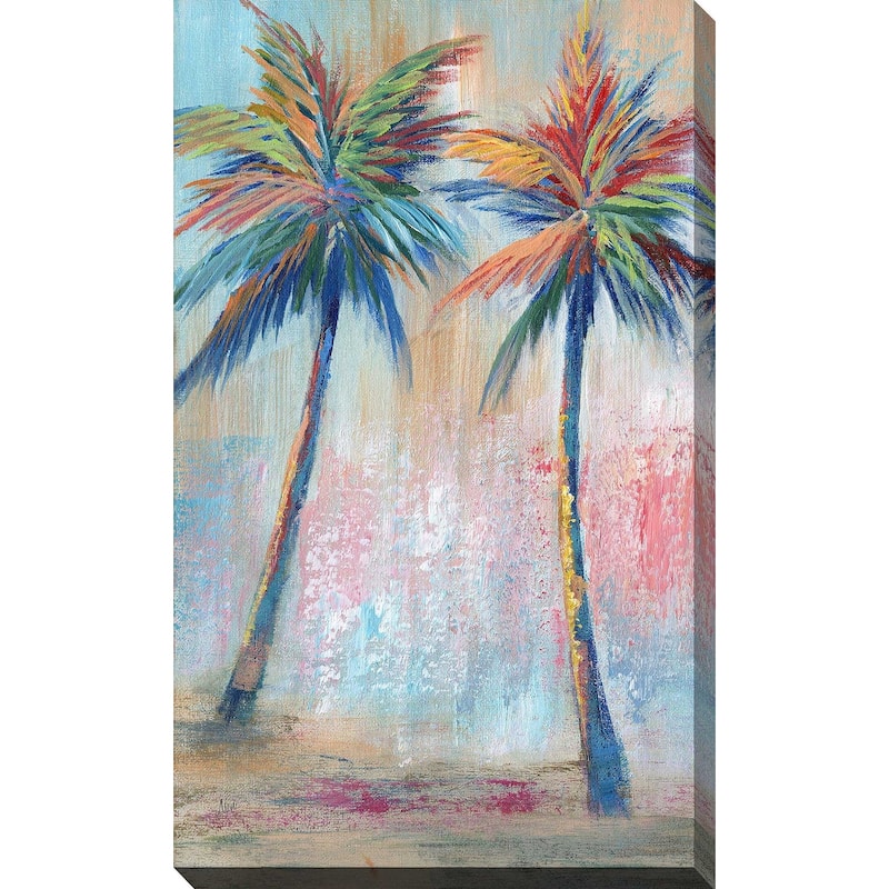 "Color Pop Palms" by Nan I Print on Canvas