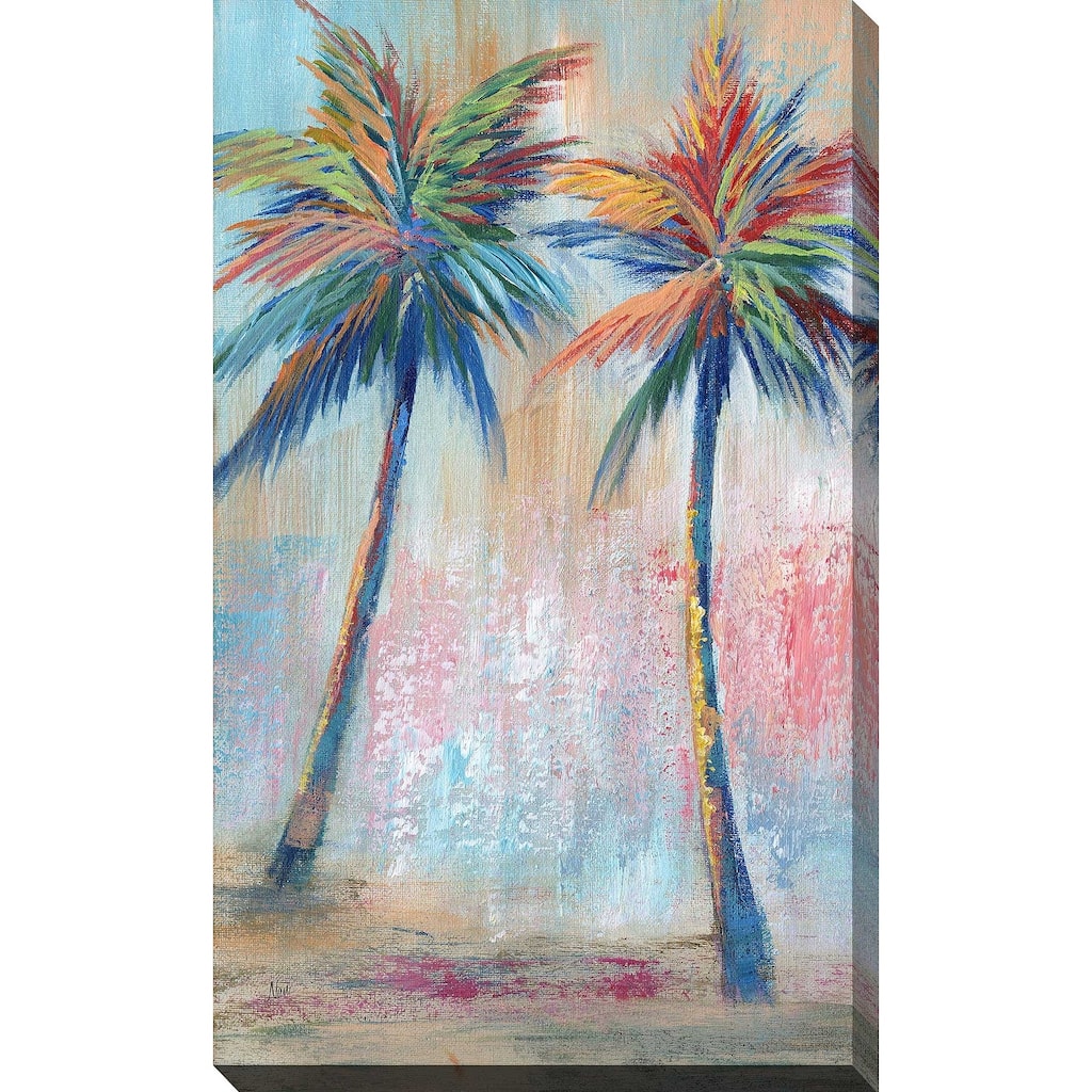 "Color Pop Palms" by Nan I Print on Canvas