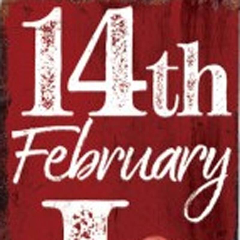 HomeRoots 48" Pink Red And White Solid Wood Love Valentine's Day Heart Porch Sign