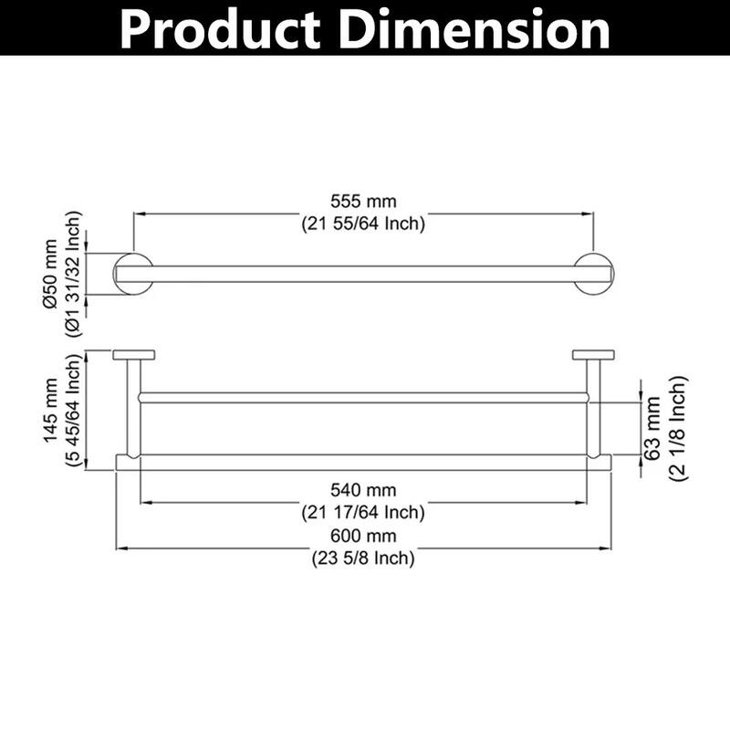 Wall Mounted Towel Bar 304 Stainless Steel Towel Rack