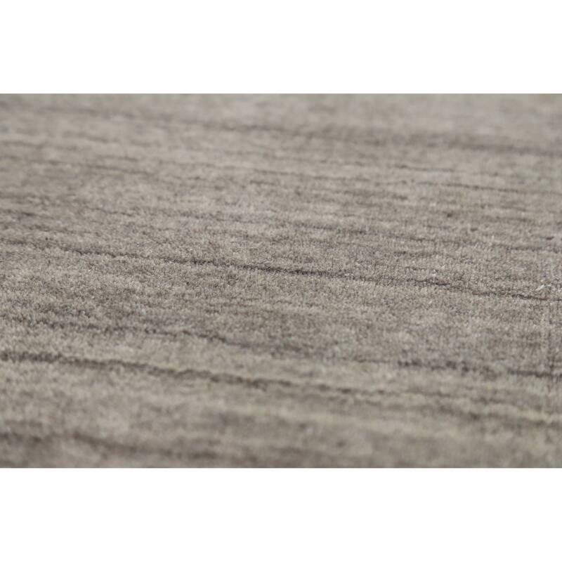 Hand Knotted Oriental 100% Wool Carpet Tribal Animal Pictorial Greys & Charcoal Gabbeh Area Rug - 9' 11'' X 7' 9''
