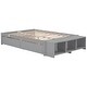 preview thumbnail 15 of 36, Full Size Bed with Storage Case and 2 Storage drawers