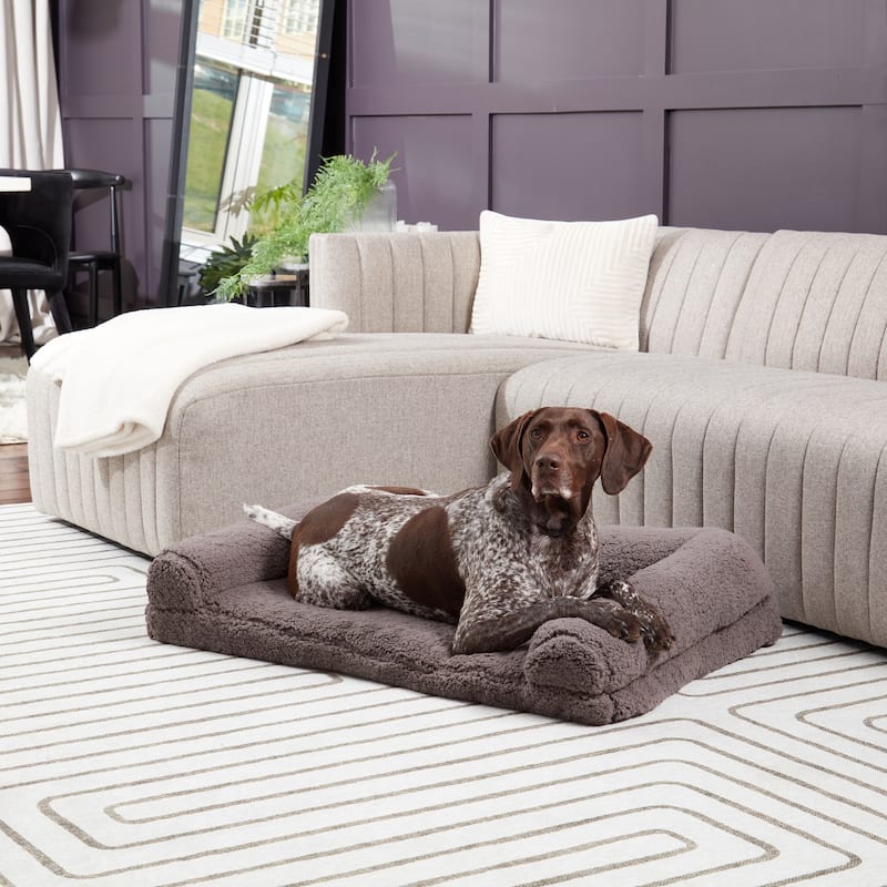 Millie Sherpa Sofa Style Dog Bed