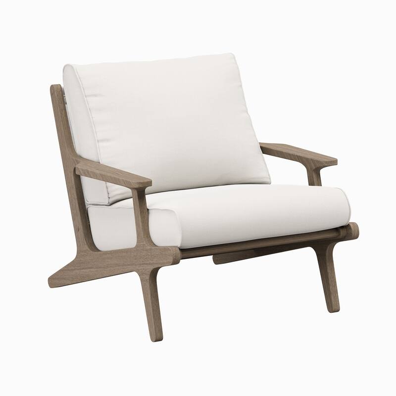 Saratoga 4-Piece Outdoor Patio Teak Wood Furniture Set