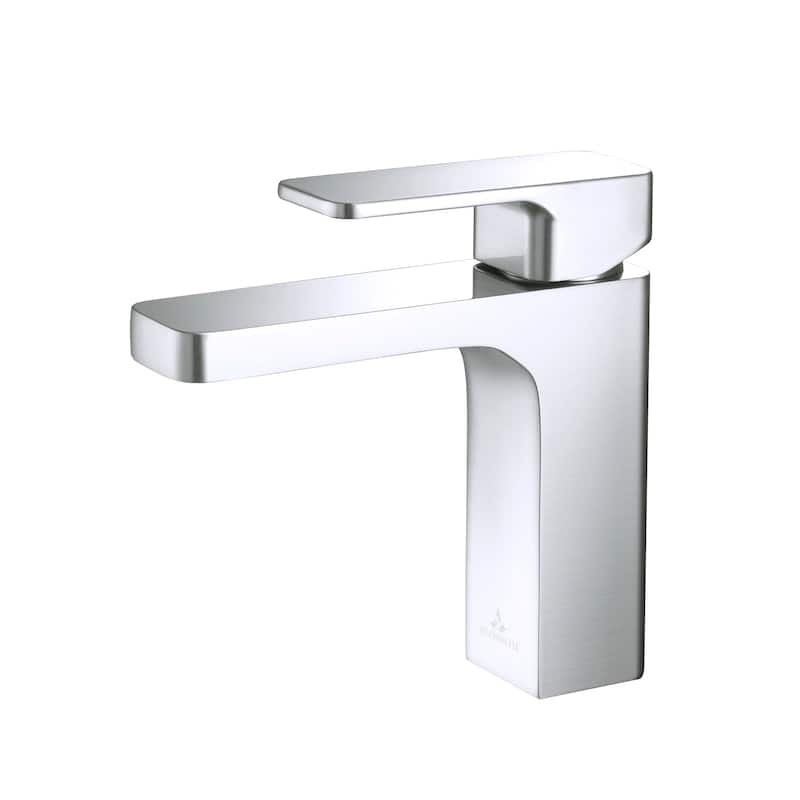 Solid Brass Lead-free Single-handle High Arc Bathroom Faucet - Chrome